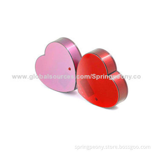 Valentines Gift Heart-shaped, Portable Mini Power Banks with 5,200mAh